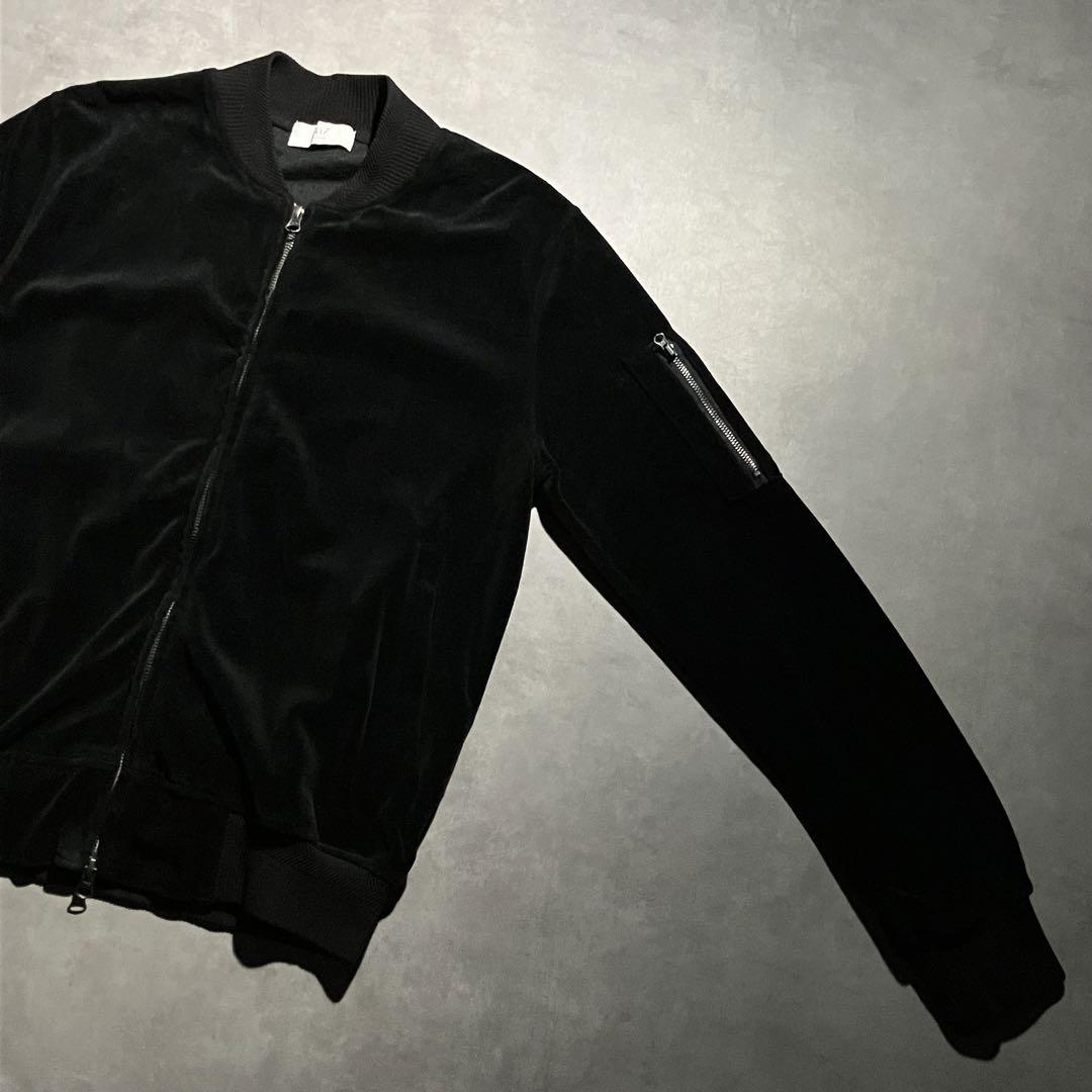 00s normcore velour jersey bomber jacket