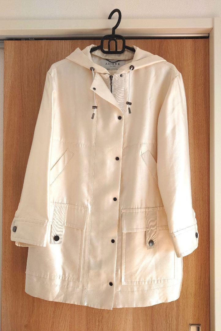 kaka♪♪専用　新品　アドーア　2WAYミドル丈シルク&ウール上質コート