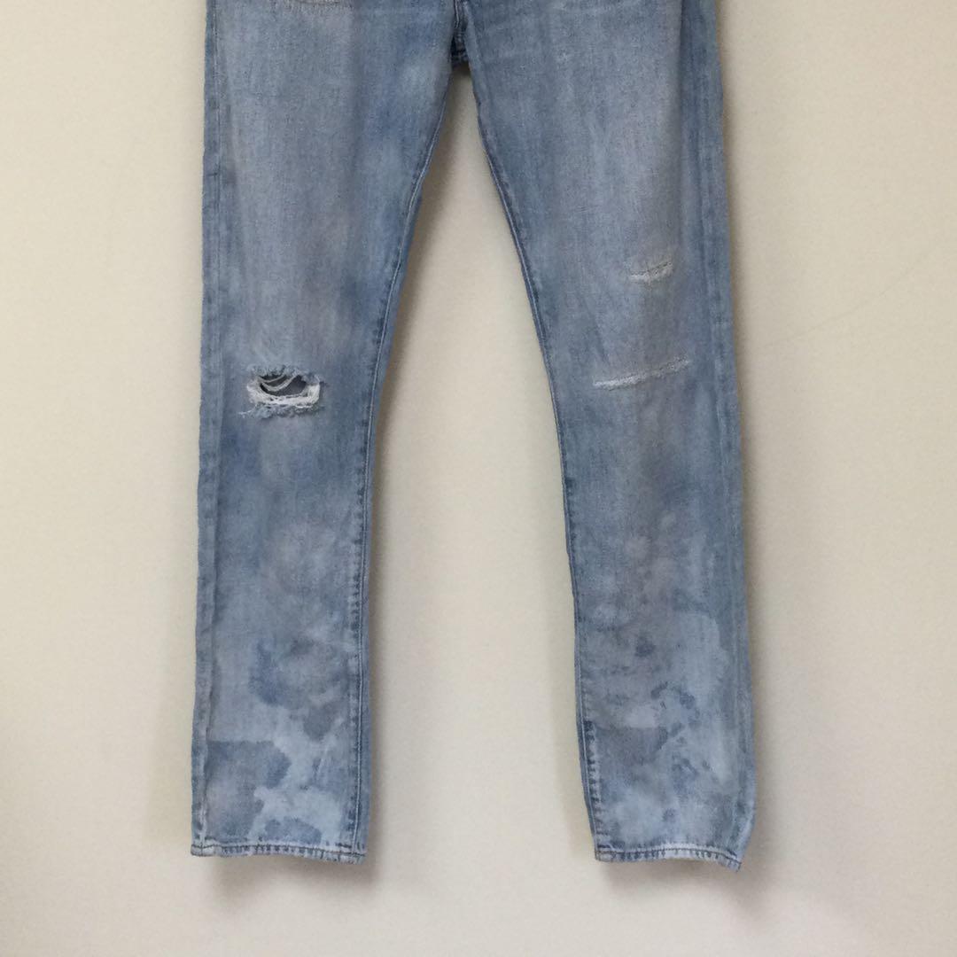 ポロラルフローレンTHE VARICK SLIM デニム 32/32 加工