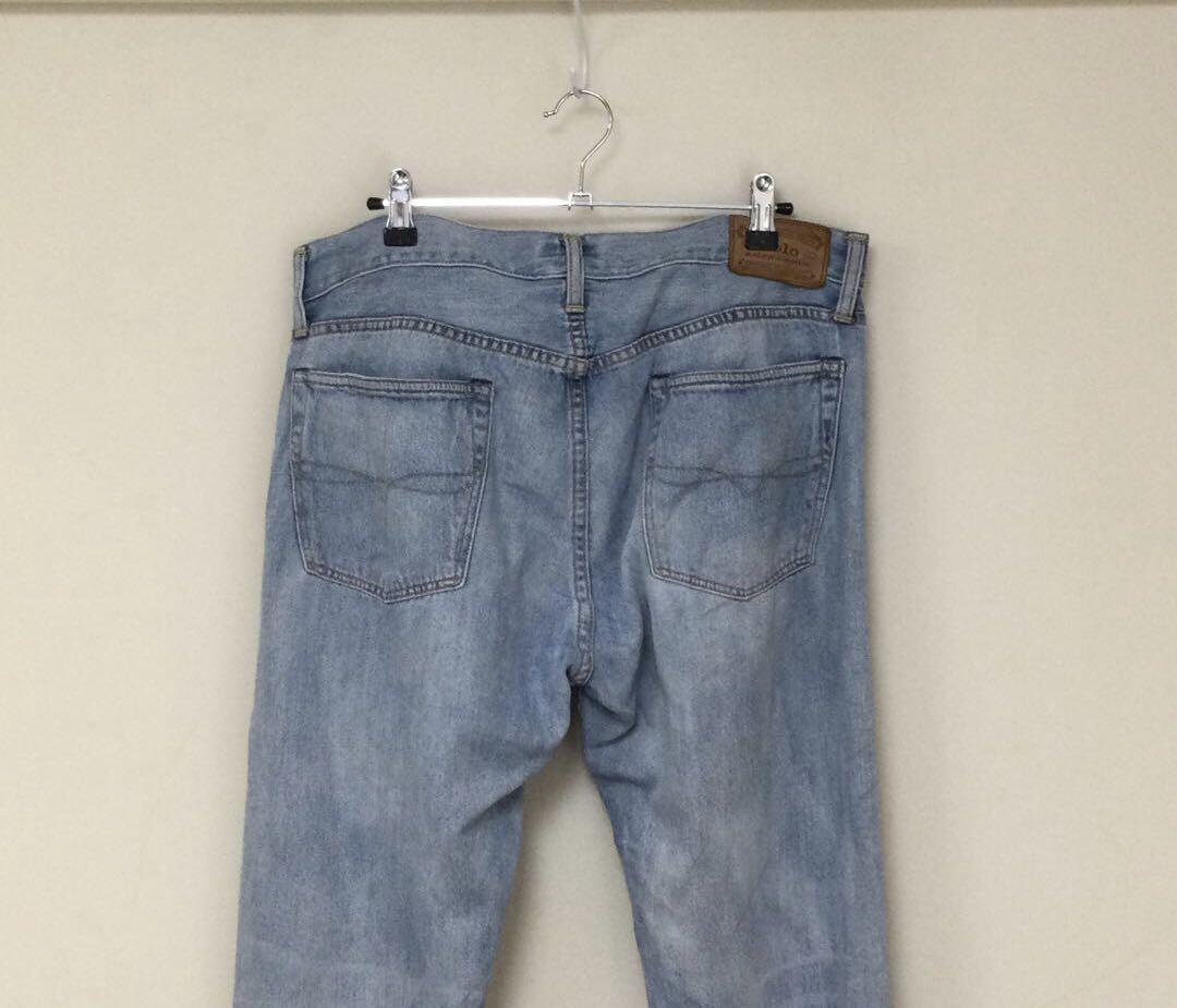 ポロラルフローレンTHE VARICK SLIM デニム 32/32 加工