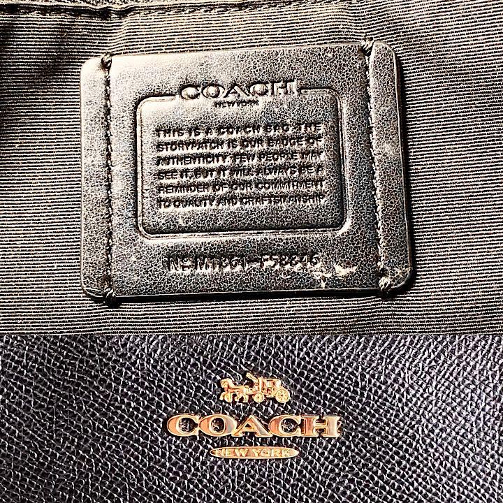 あくまでも⋺ 極美品✨ クロスグレイン レザー トート 黒 qVXc2-m61084171649 A4可 コーチ シティ 多様性 ゴールド