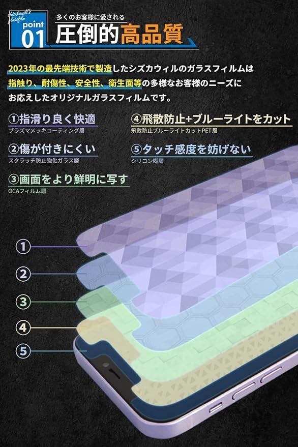 Google Pixel9 / Pixel9 Pro ガラスフィルム 強化ガラス
