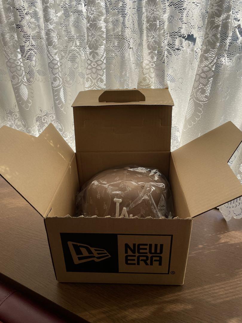 9FIFTY MLBロサンゼルス・ドジャース カーキ × クローム カーキバイザ
