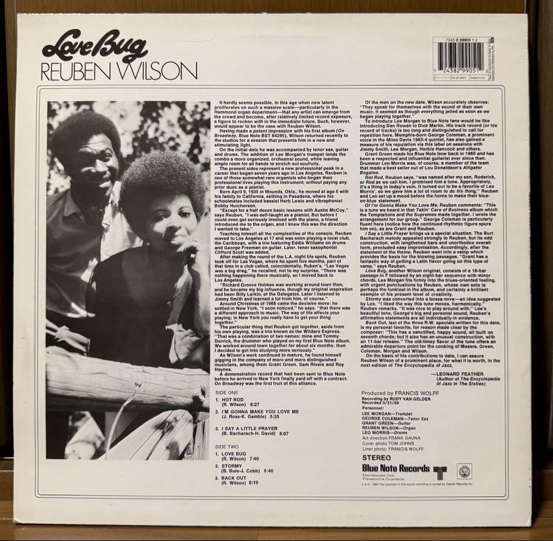 洋楽 Reuben Wilson Love Bug LP