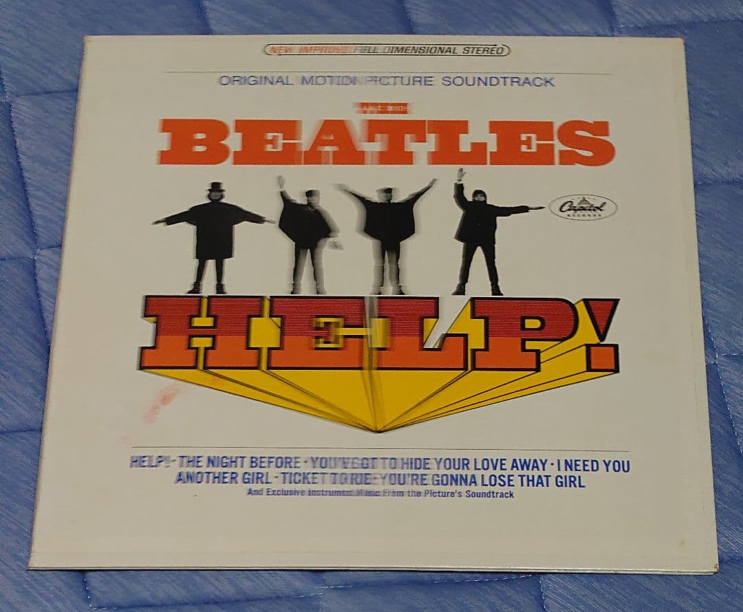 THE BEATLES HELP! オリジナルサウンドトラックやや傷や汚れあり