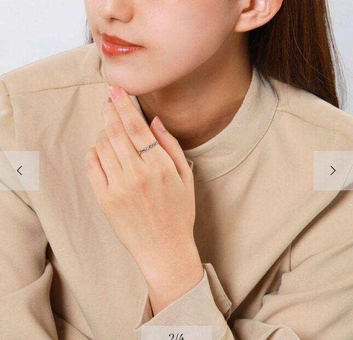 ヴァンドーム青山 プラチナ ダイヤモンド リング pt950 未使用に近い 画像11
