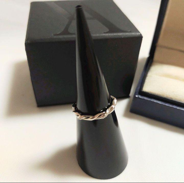 ヴァンドーム青山 プラチナ ダイヤモンド リング pt950 未使用に近い 画像5
