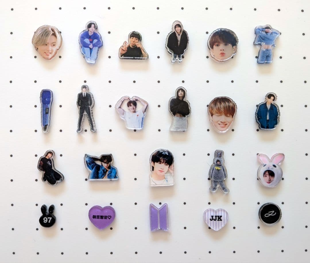 BTS ジミン シャカシャカフレークパーツ ぴ-ちゃん BTS シャカシャカ