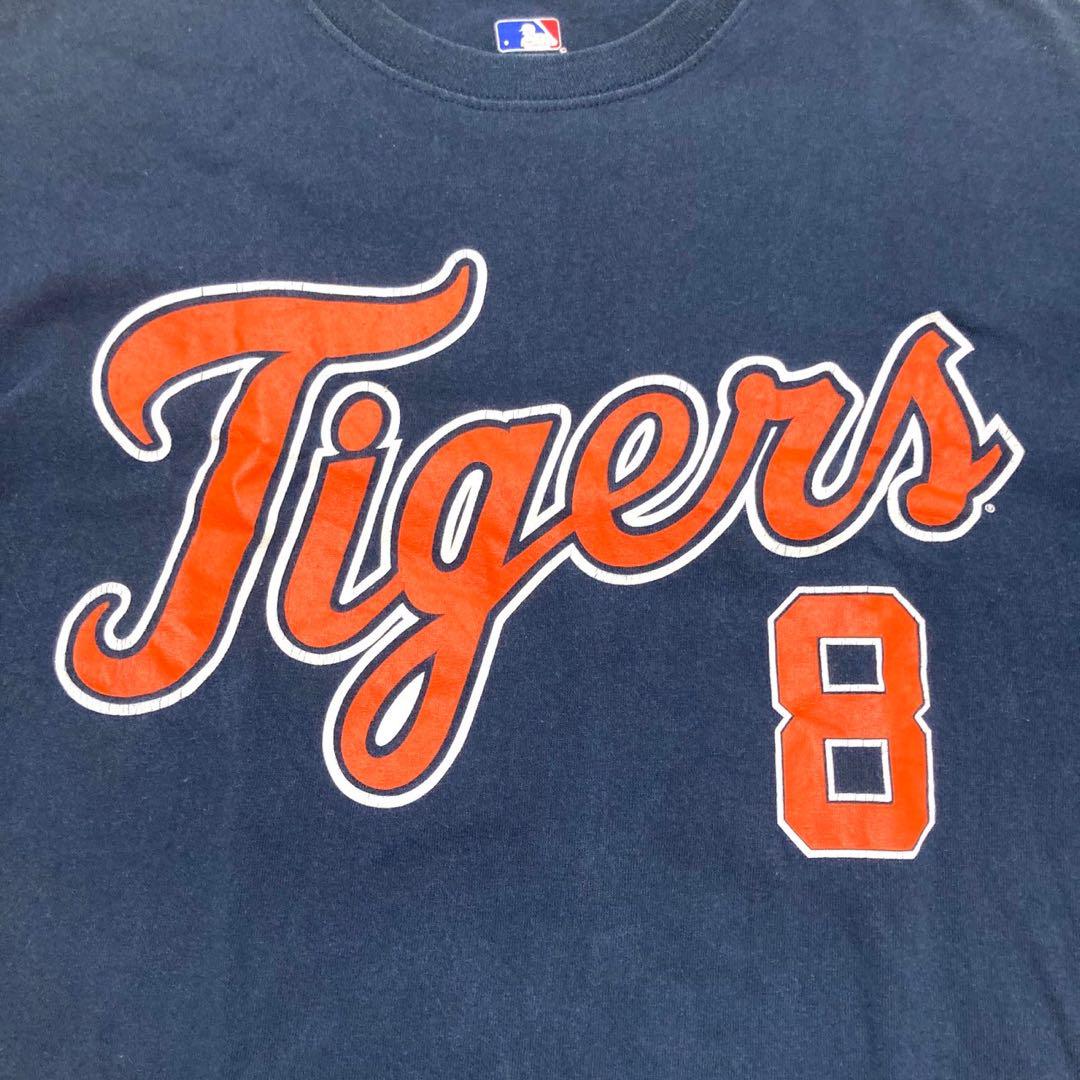 【MLB】デトロイト・タイガース公式 ロングスリーブTシャツ MLBデトロイト・タイガース公式アイコン選手Tシャツ UPTON 8