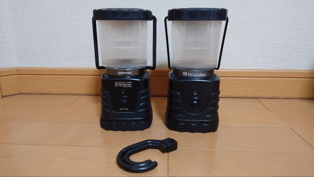 憧れの GENTOS EX-777 ハイランダーLEDランタン2個セット 電池式 - メルカリ ライト・ランタン