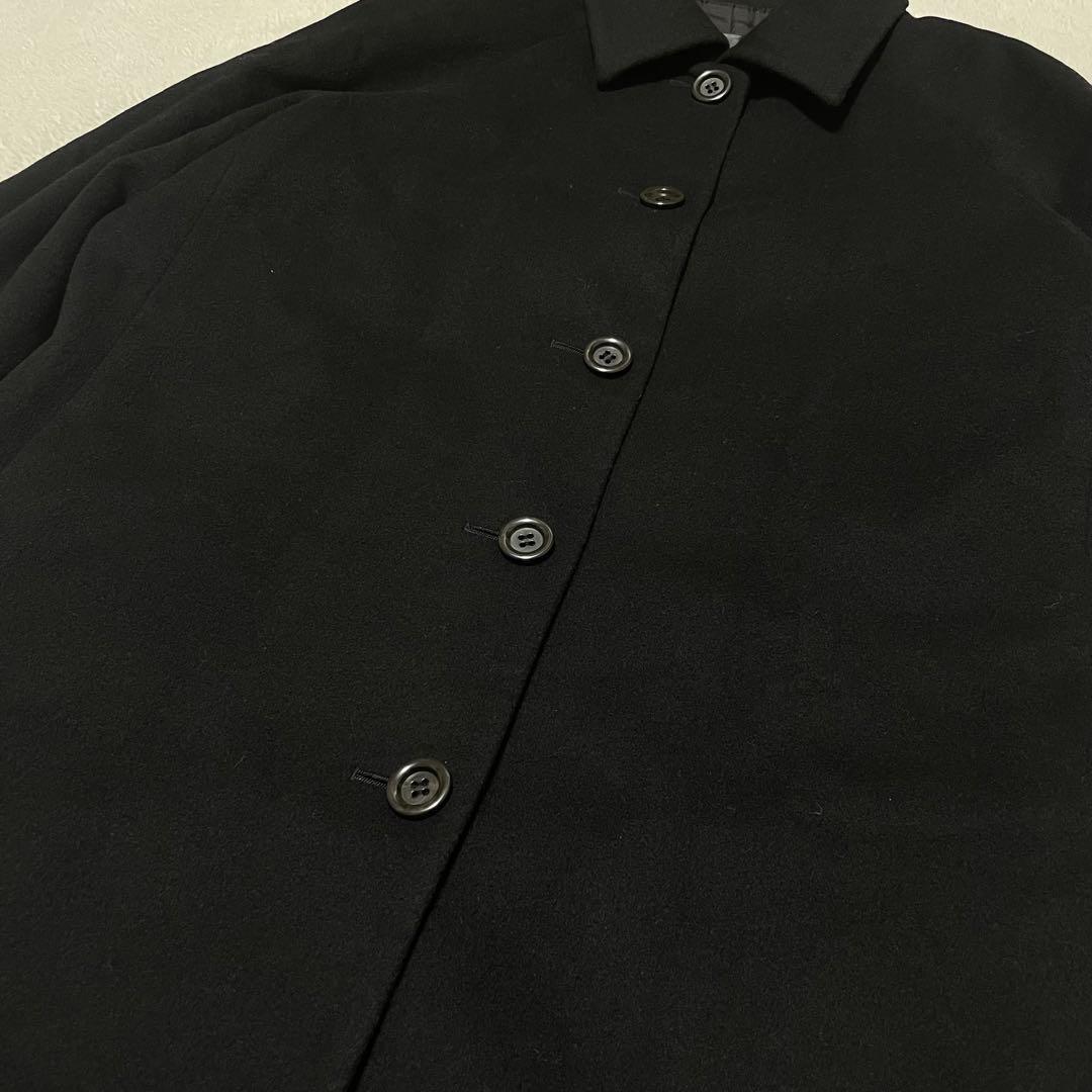 893 高級極美品 ピエールバルマン ロングコート 11号 カシミヤ100% 黒 awardsandwinners.com