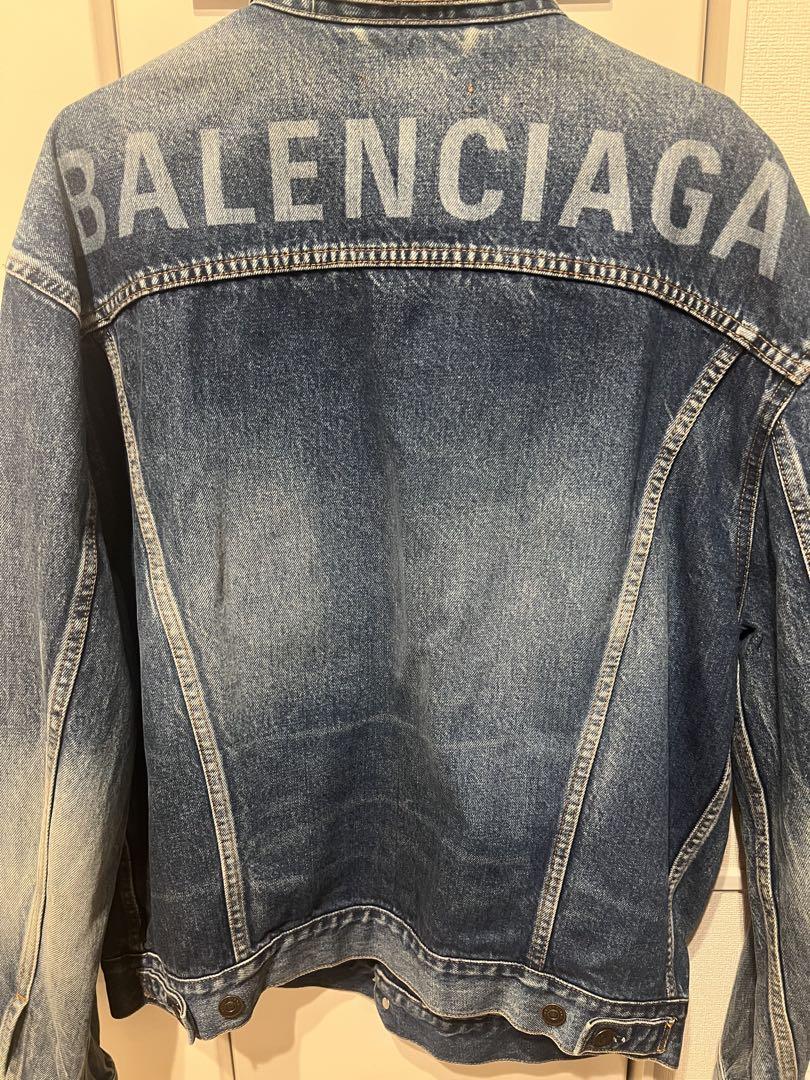 BALENCIAGA デニムジャケット ロゴ入り