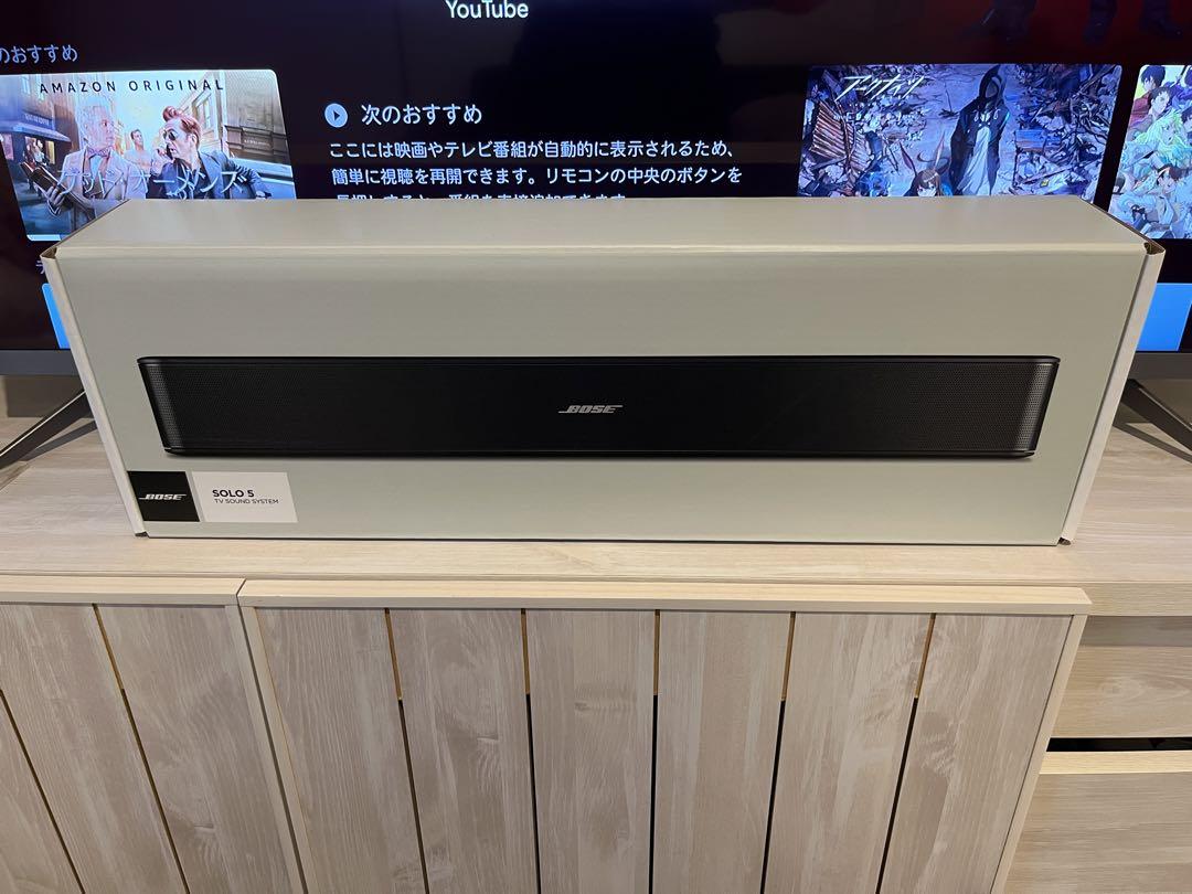 【美品】BOSE Solo 5 TV sound system サウンドバー