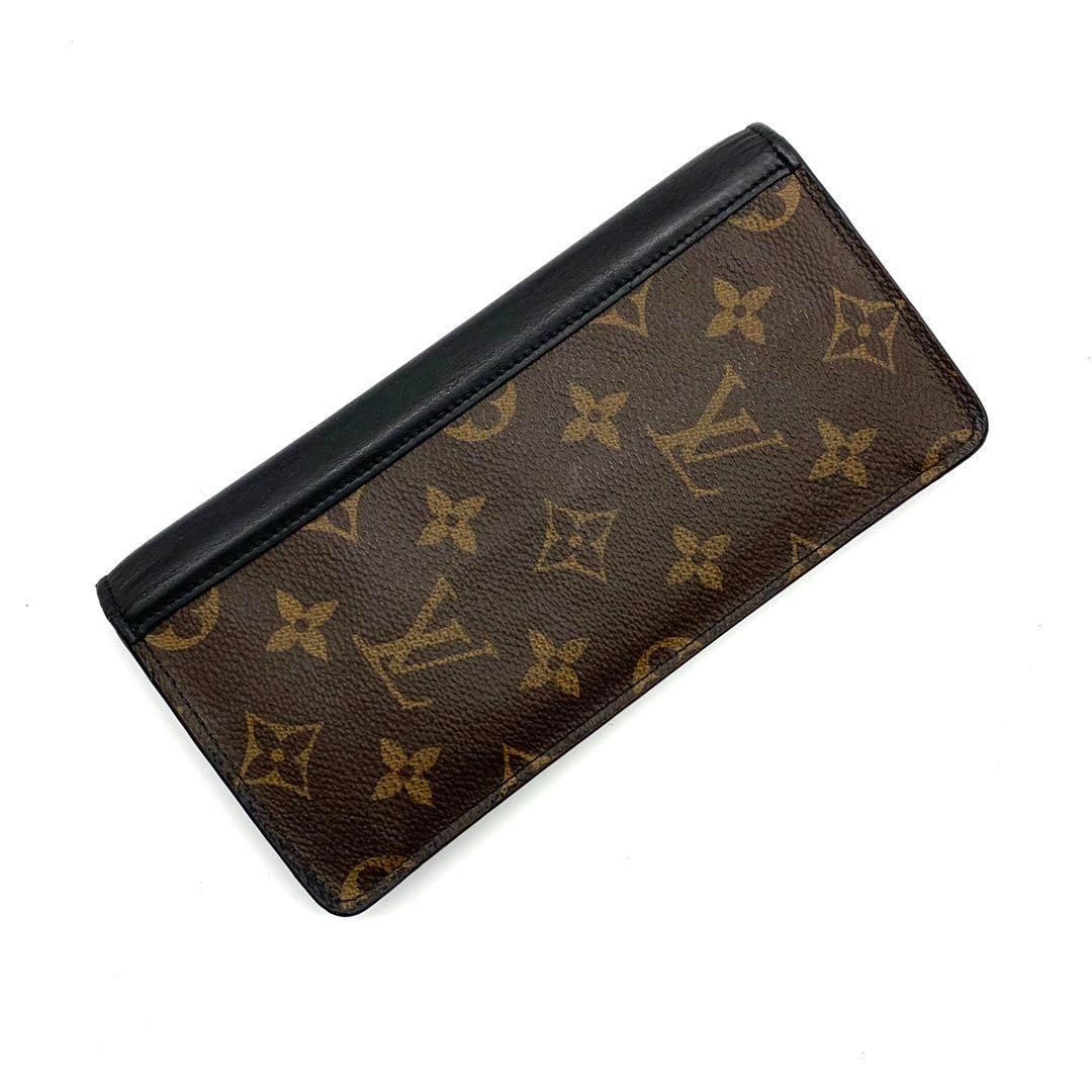 美品❣️ ルイヴィトン モノグラム マカサー タノン 二つ折り財布 J29