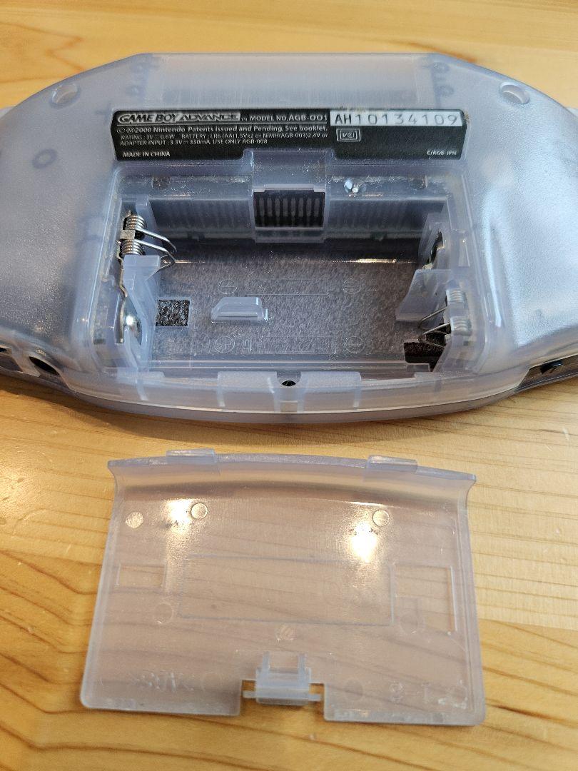 ジャンク品】ゲームボーイアドバンス ミルキーブルー 箱、説明書