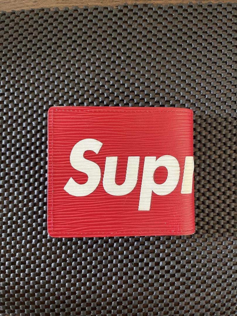 Supreme × Louis Vuitton 二つ折り財布 レッド