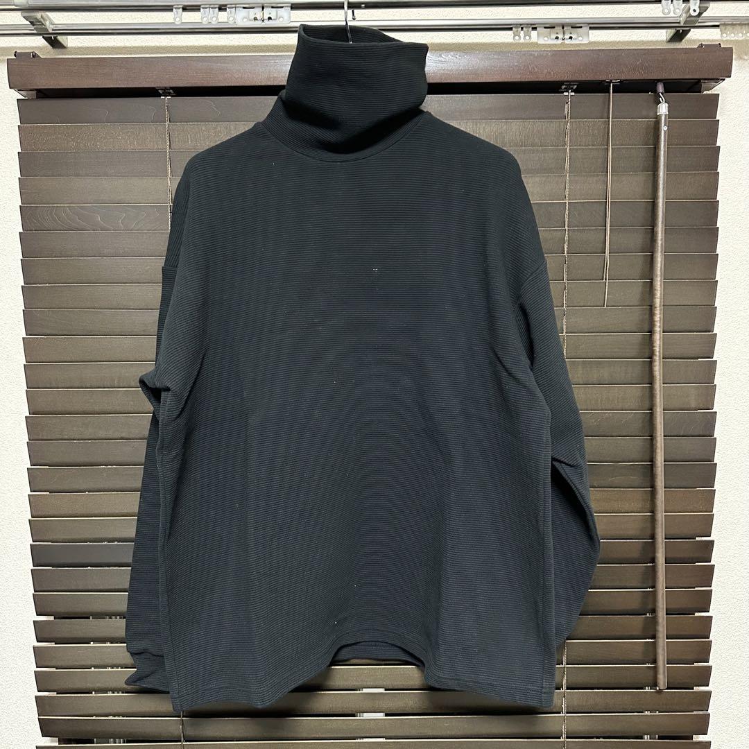 KIIT キート　ハイネック　カットソー スウェット　ワッフル　ロンt