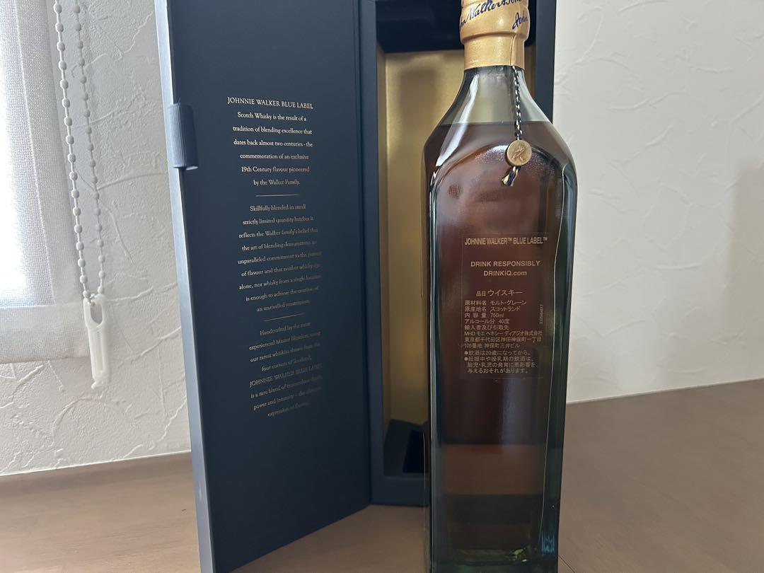 未開栓ジョニーウォーカー　ブルーラベル750ml 未開栓 ジョニーウォーカー ブルーラベル 750ml ギフトボックス入り