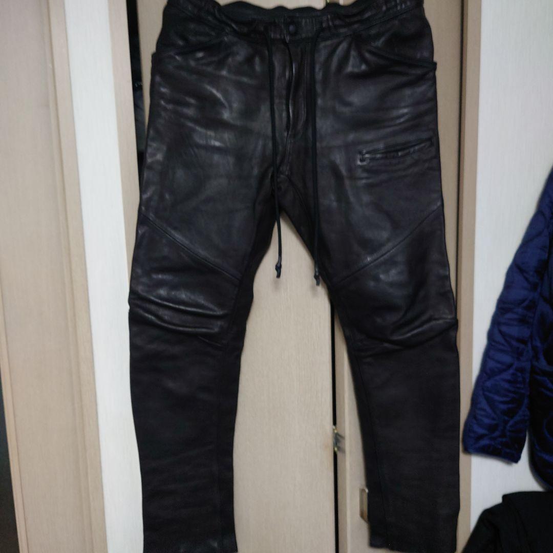 美品 RIPVANWINKLE Slim Easy leather Pants | www.hospitalakshayavat.com