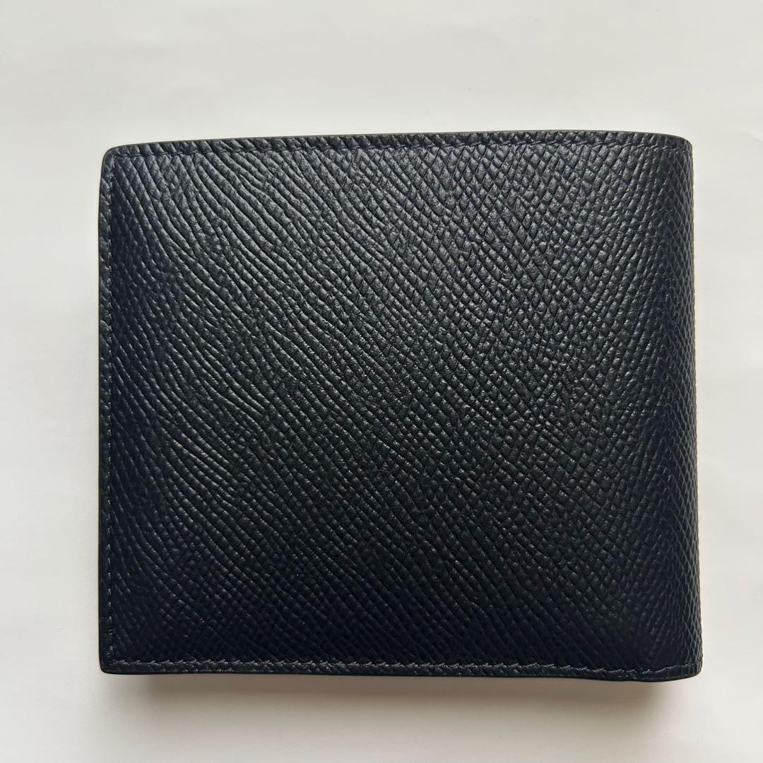 【ほぼ新品】CELINE メンズ 二つ折り財布 ブラック