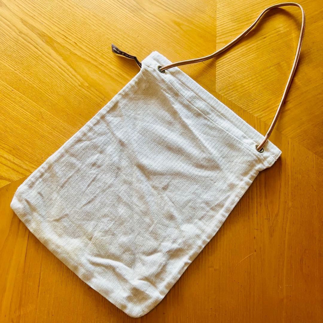 ⭐️HERMES / エルメス/キャンバスショルダーバッグ/アリーヌ/ロゴ入り