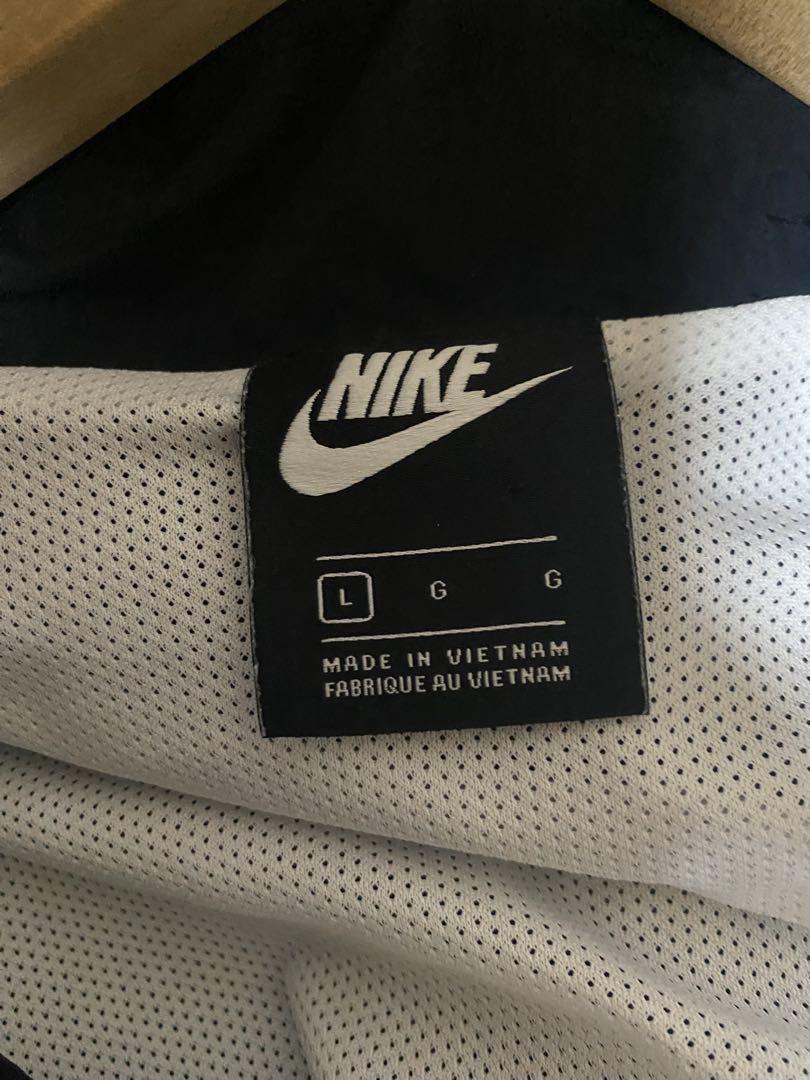 ⭐︎nzroc70785⭐︎Nike ナイキナイロンジャケット Lサイズ黒/白