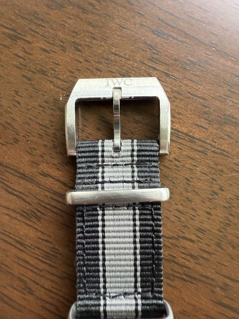 超美品　IWC　純正　NATOベルト　20mm 純正尾錠付き
