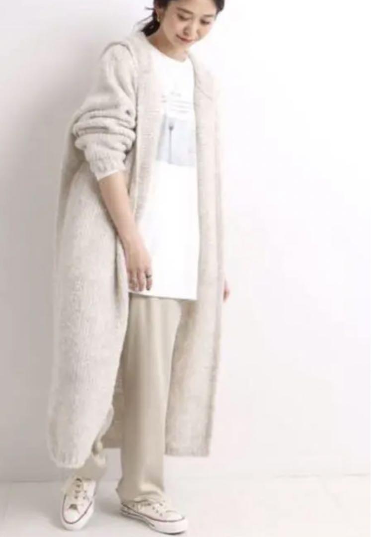 美品★TRICOTS JEAN MARC ニットロングカーデ トリコジャンマルク