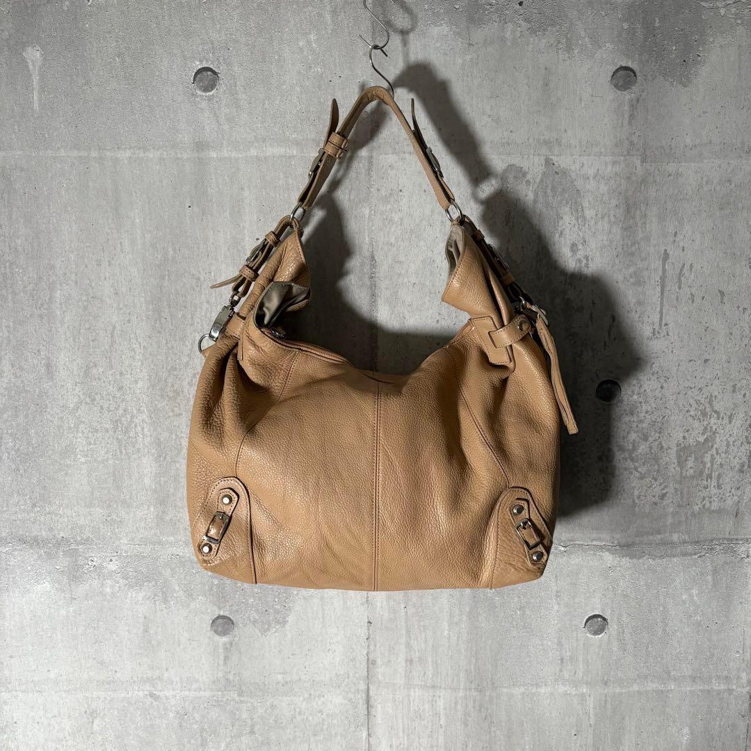 ラムレザー　バッグ　archive 00s y2k 00s leather shoulder bag archive y2k