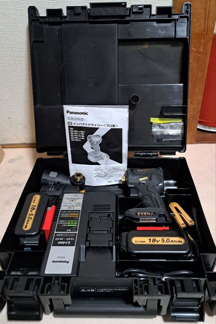 充電インパクトドライバーEZ1PD1T1G 18V5.0Ah目立った傷や汚れなし