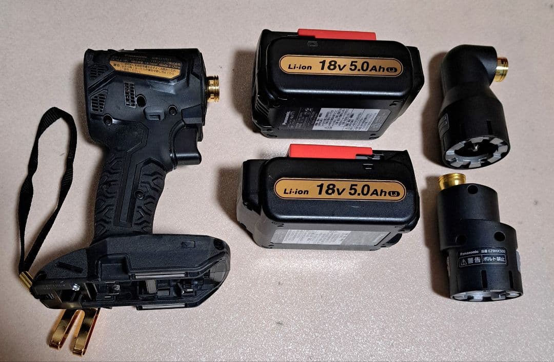 充電インパクトドライバーEZ1PD1T1G 18V5.0Ah目立った傷や汚れなし