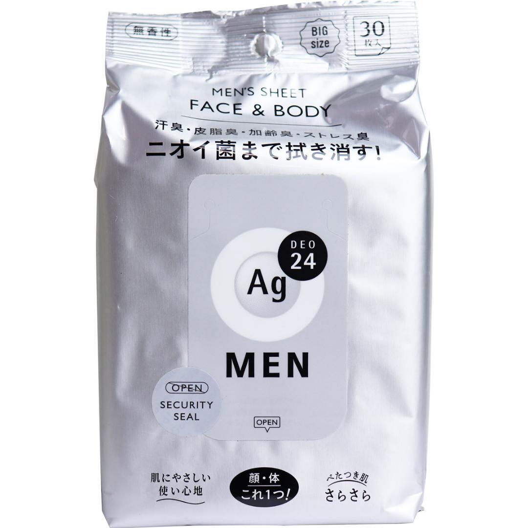 AGデオ24メン メンズシート フェイス＆ボディ 無香性 30枚入x2