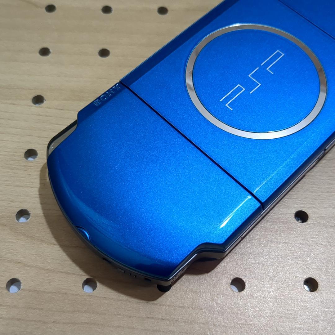 美品 動作品/点検・整備済み psp3000 バイブラント・ブルー（付属品あり）