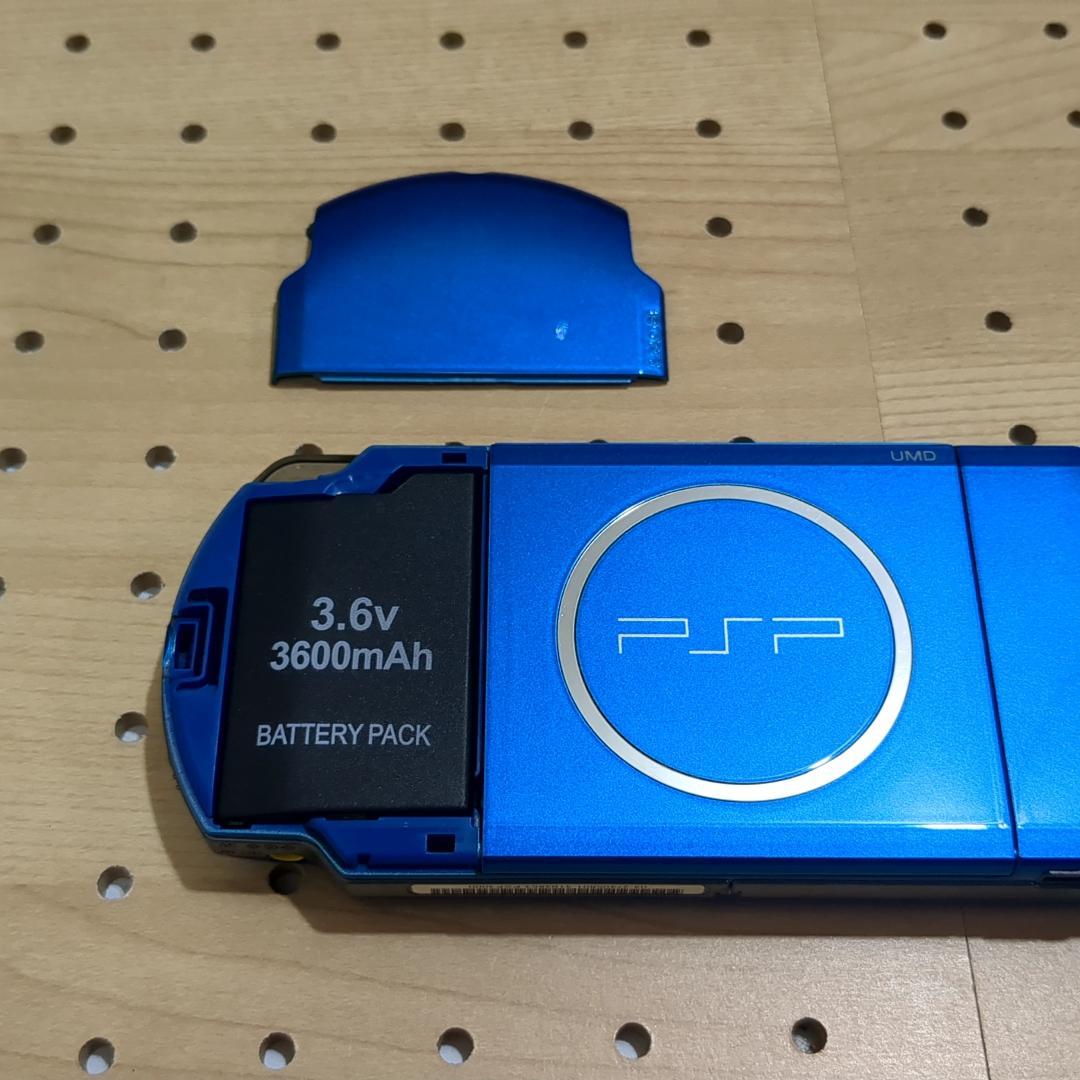 美品 動作品/点検・整備済み psp3000 バイブラント・ブルー（付属品あり）