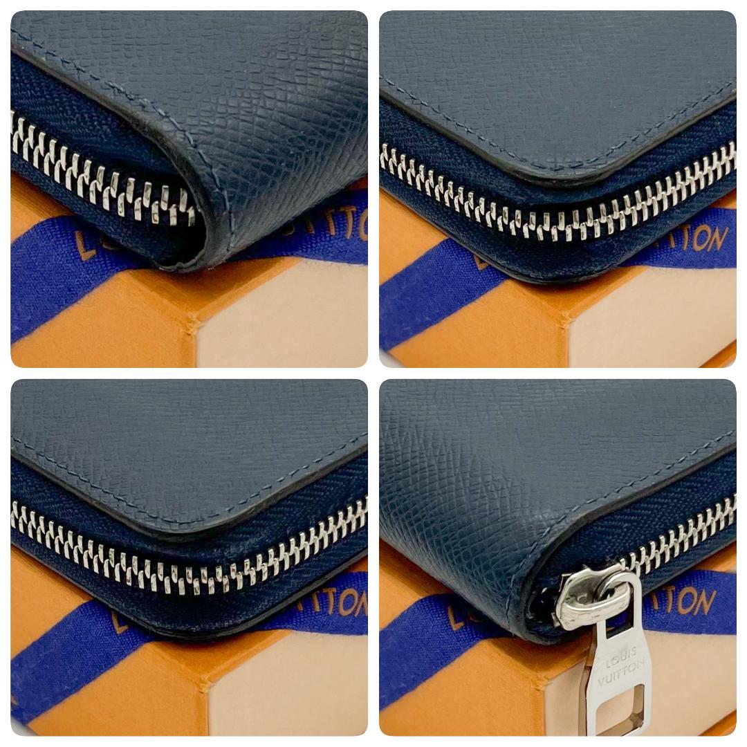 超極上美品✨ルイヴィトン タイガ ジッピーウォレット ヴェルティカル ネイビー