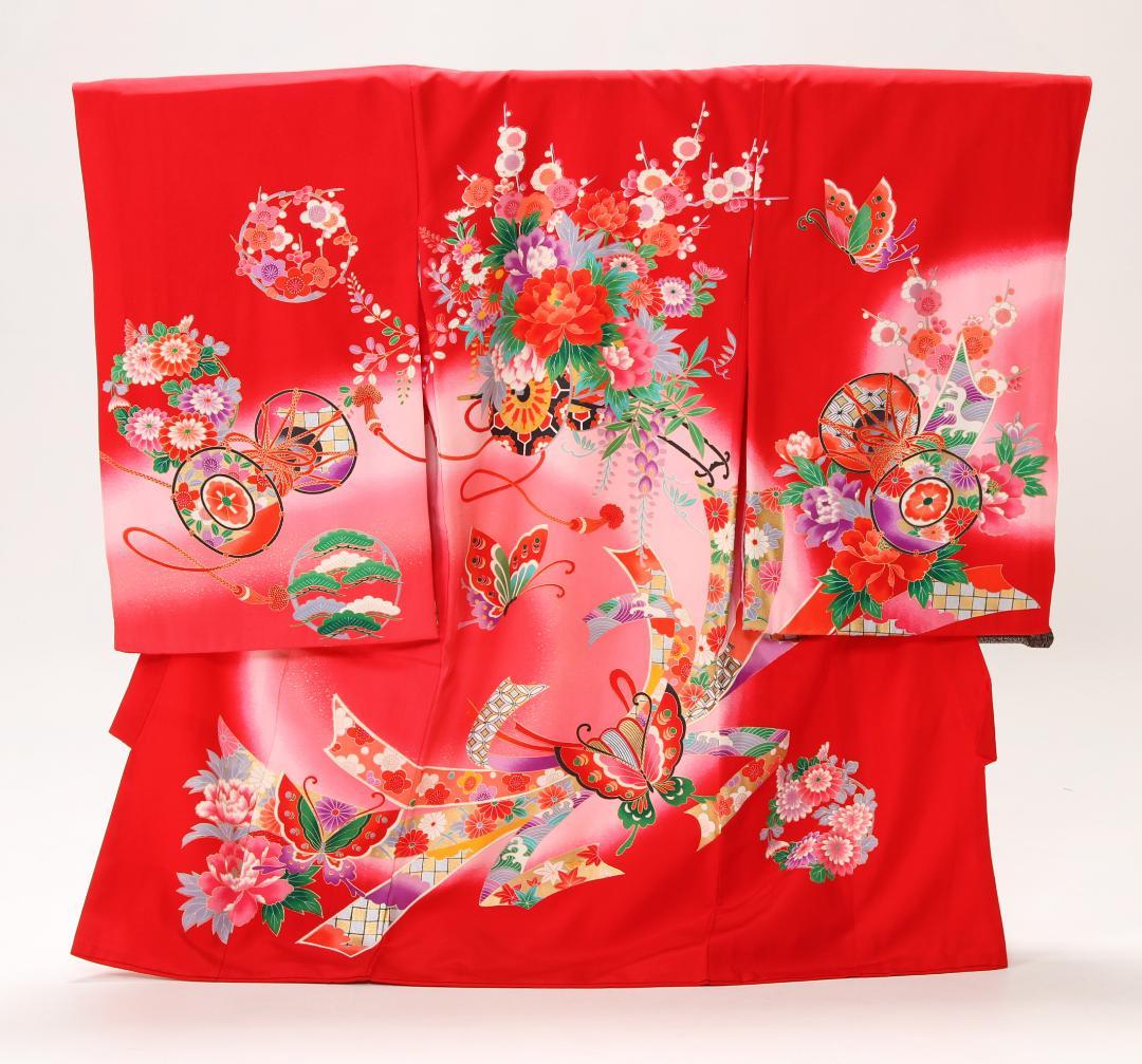 正絹　お祝い着・お宮参り着　日本製