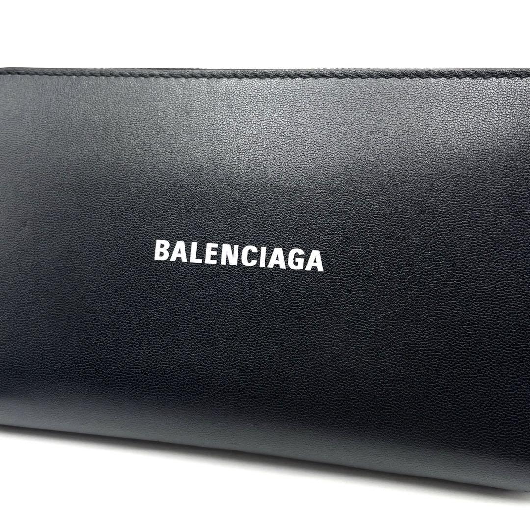 【極美品✨】バレンシアガ ラウンドファスナー 長財布 メンズ 箱付 594290