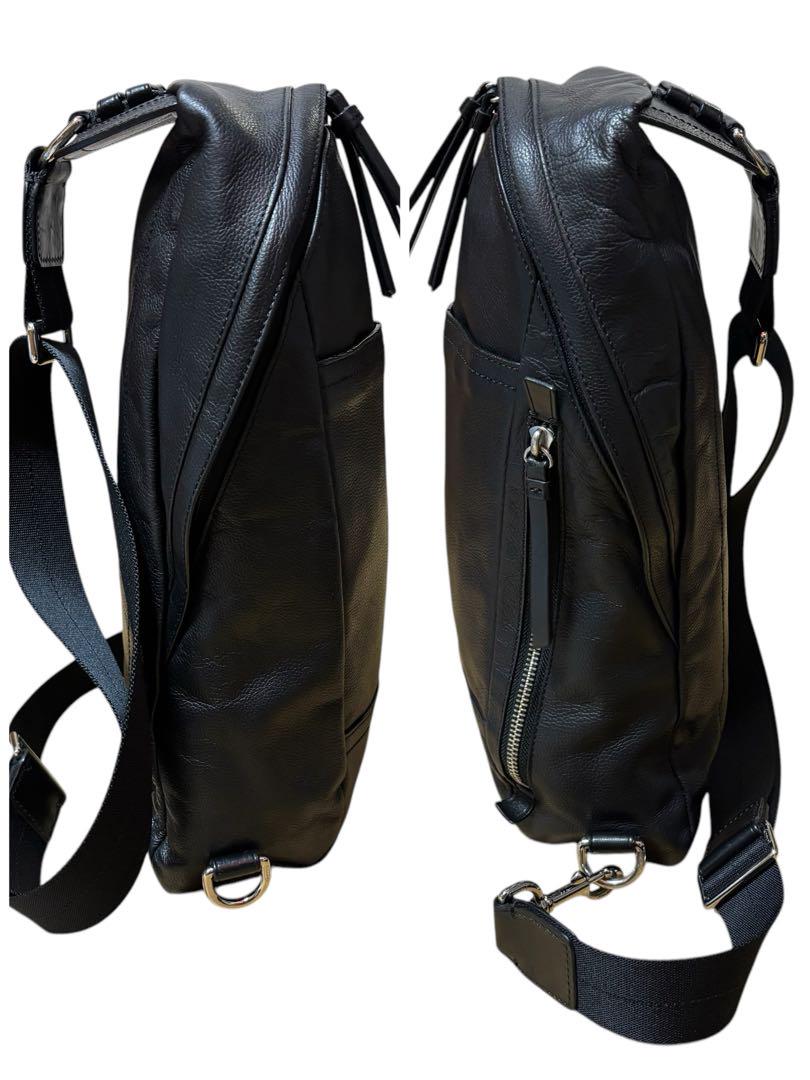 【良品】COACH コーチ　トンプソン　ボディバッグ　ショルダーバッグ　レザー