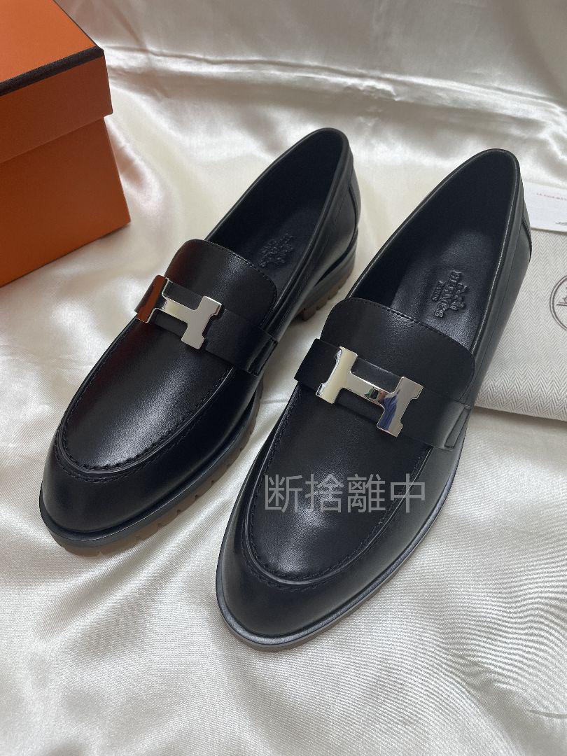 HERMESエルメス ローファーシルバー金具【値下げ】