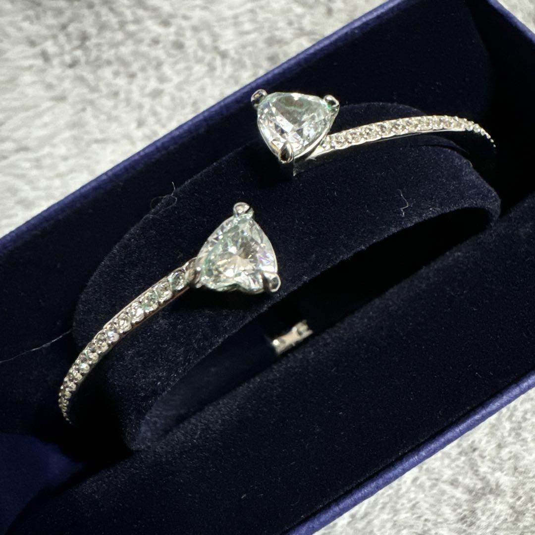 SWAROVSKI スワロフスキー インフィニティ バングル シルバー
