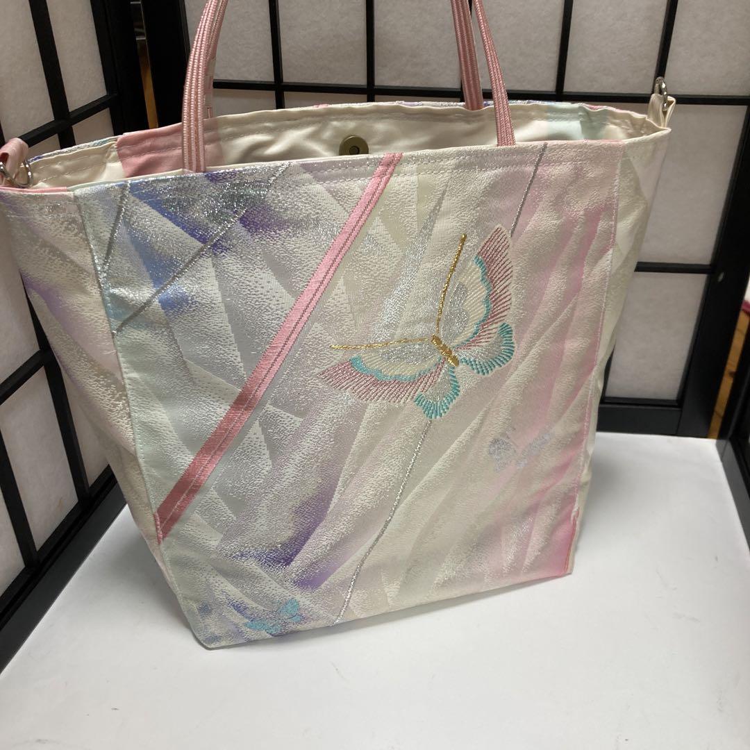 帯リメイクバック、ハンドメイドバック