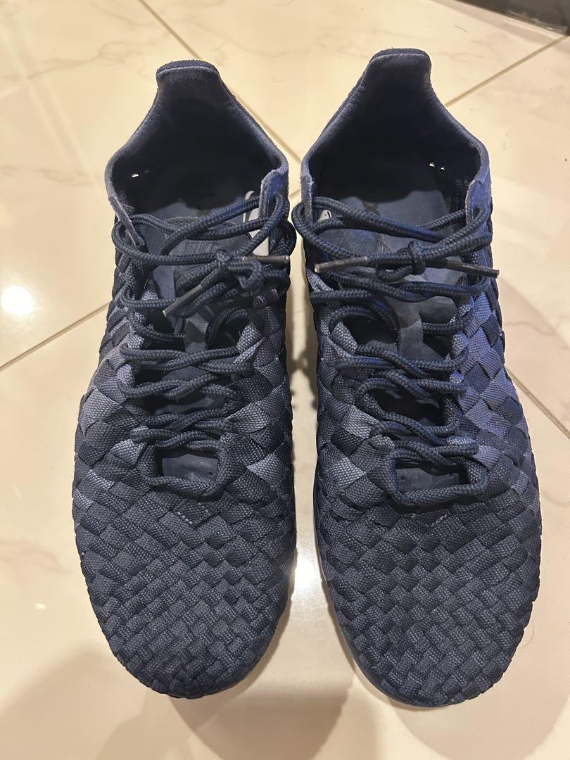 NIKE ヴェイパーマックス ネイビー 編み込みデザイン スニーカー