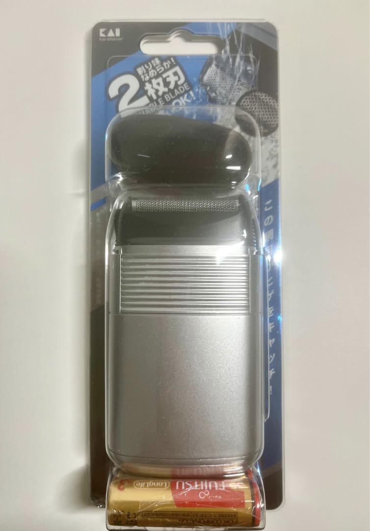 貝印ポケシェーバー194KQ03692枚刃日常生活防水水洗可新品未開封