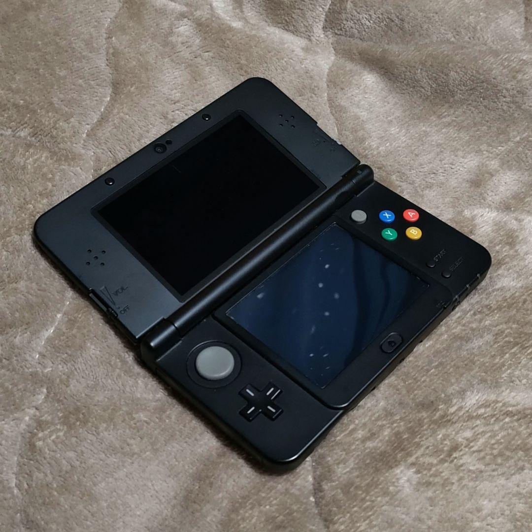 NINTENDO３ＤＳのブラック、セット内容は全て揃っています。 Newニンテンドー3DS LL メタリックブラック 美品 付属品