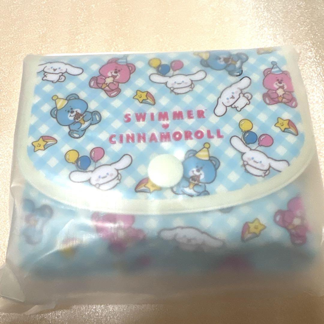 サンリオ スイマー マスキングテープ ケース ミニポーチ マスコット キティ サンリオ スイマー マスキングテープ ケース ミニポーチ