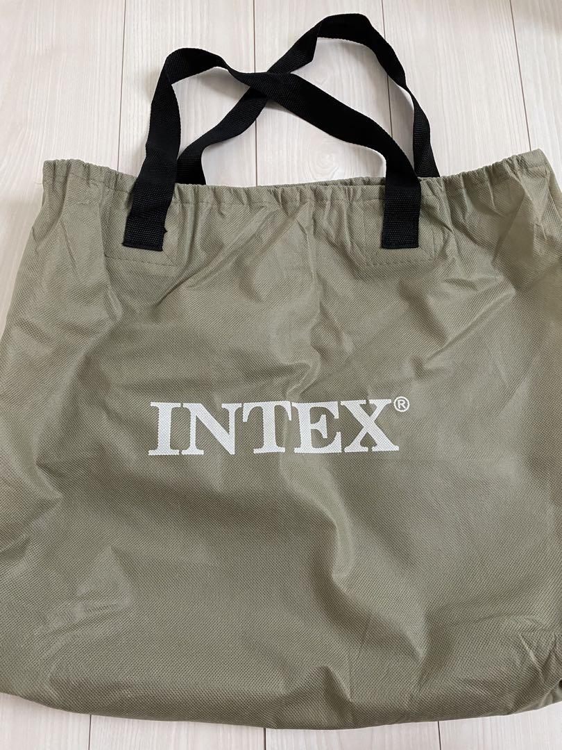INTEX インテックス電動ポンプ 内蔵エアベッド ( ダブル サイズ )