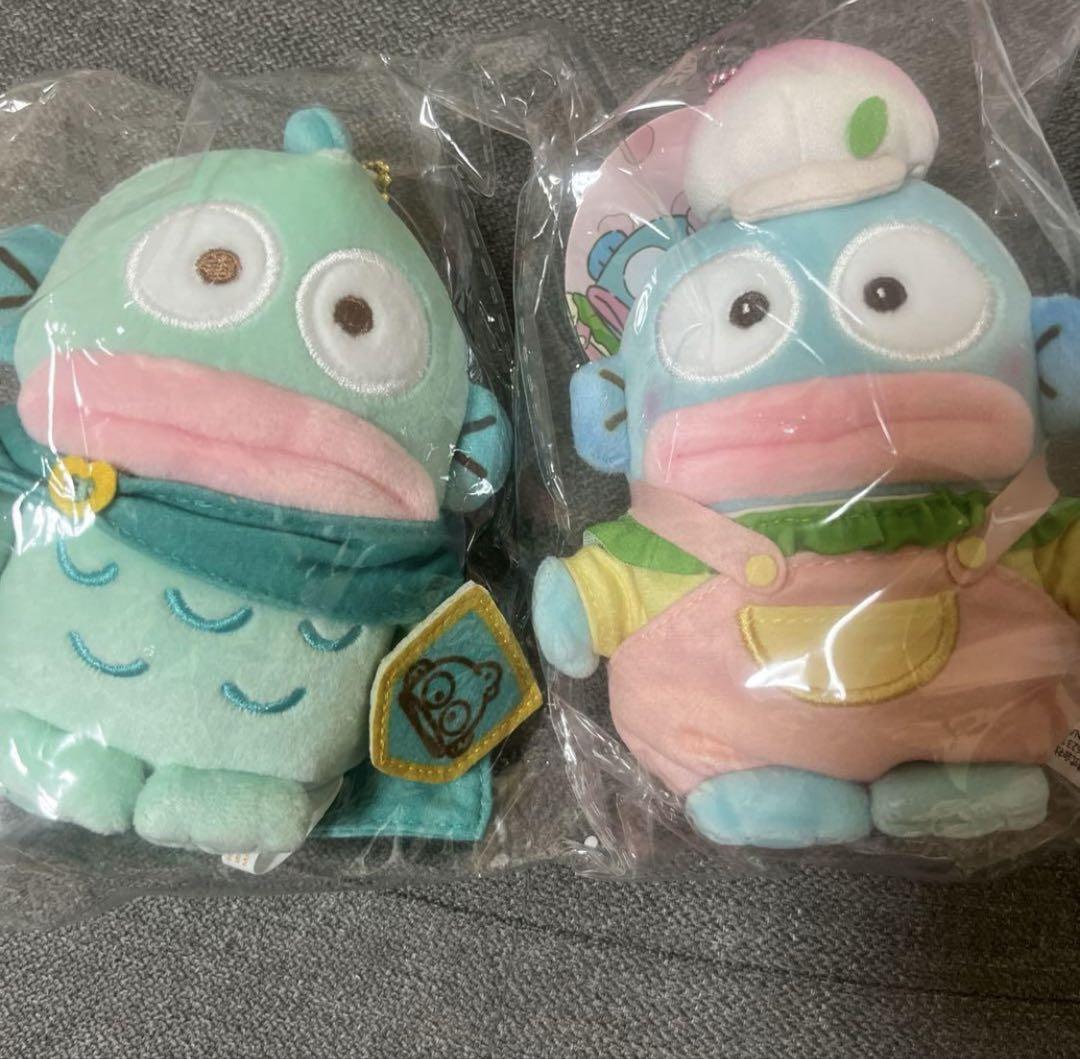 新品未開封サンリオハンギョドン おまもり隊っ！むにゅぐるみマスコット　ピーチ桃 新品未開封サンリオハンギョドン おまもり隊っ！むにゅぐるみ