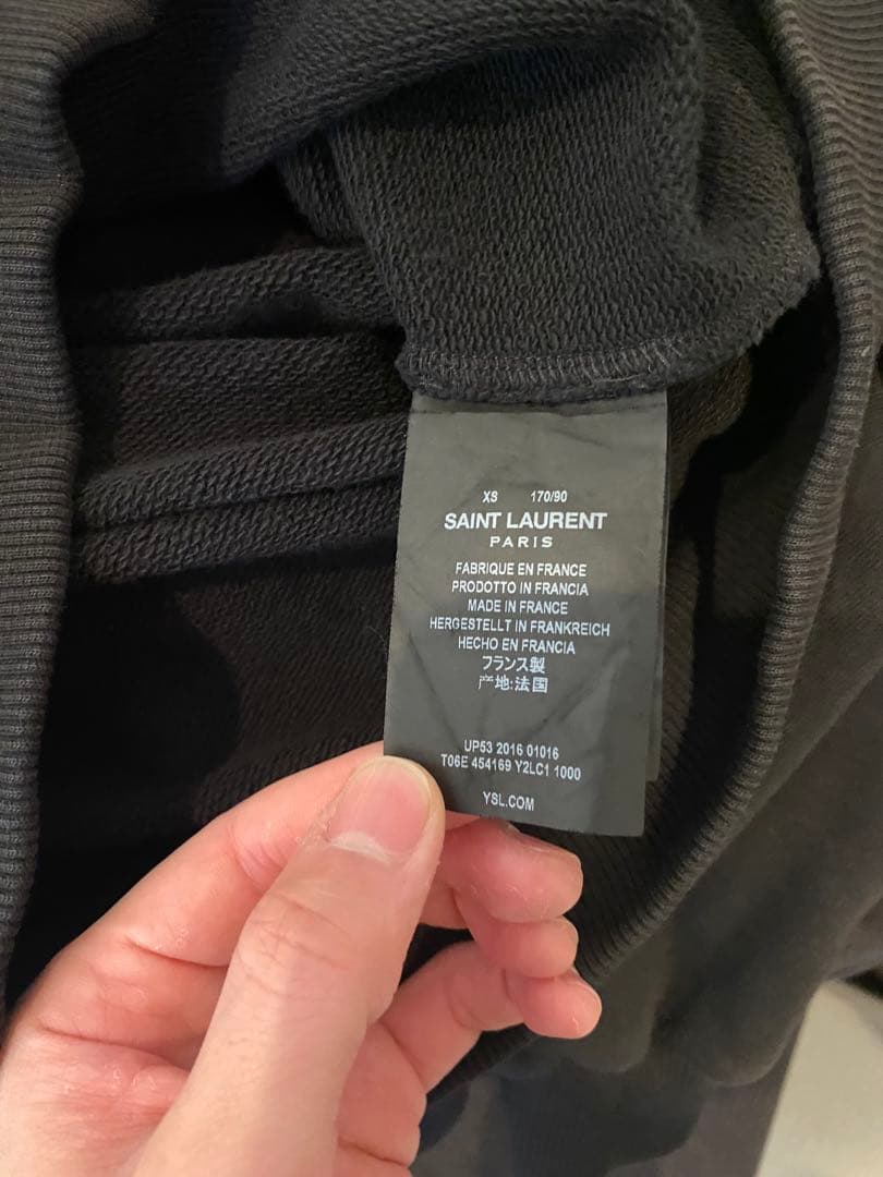 SAINT LAURENT ブラックパーカー