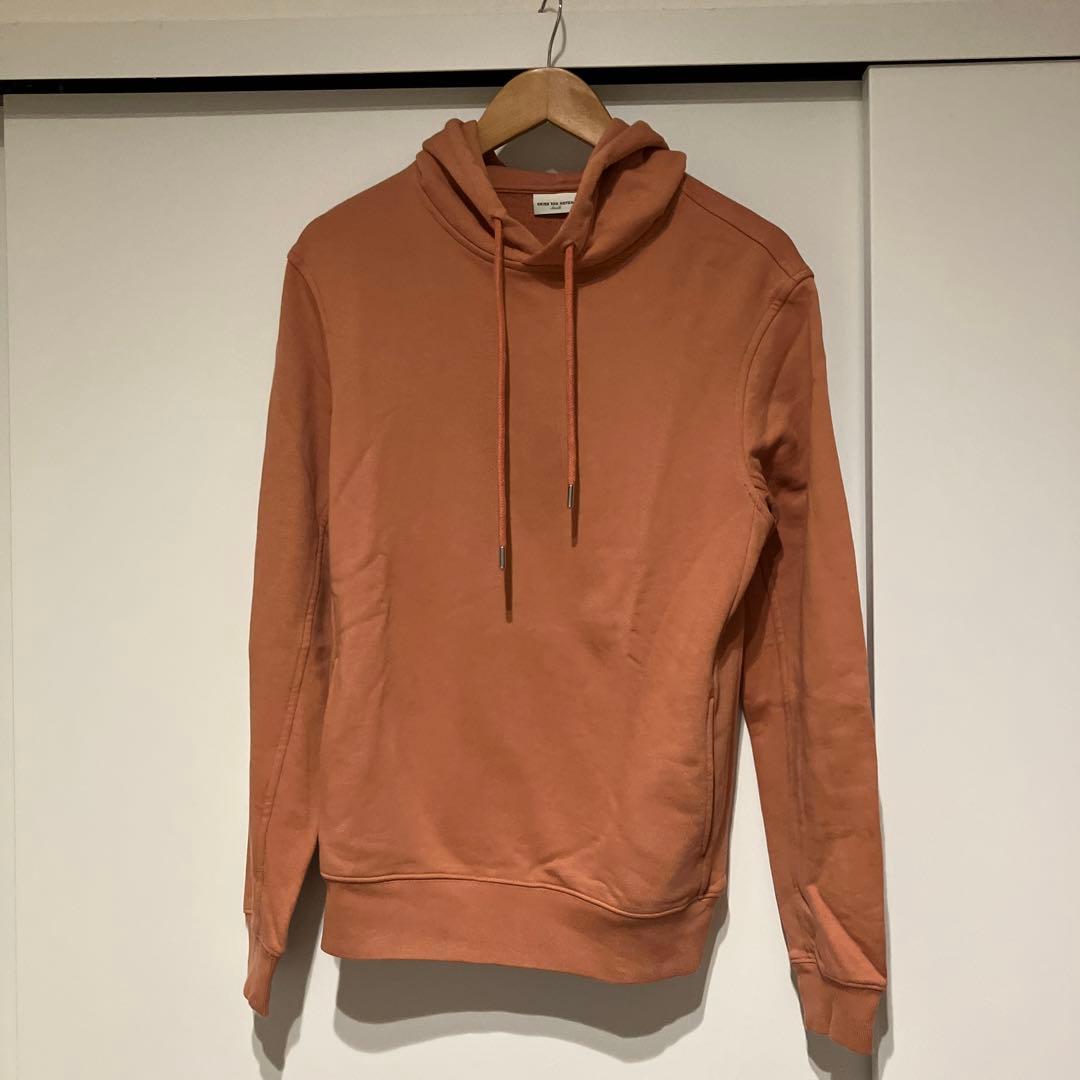 DRIES VAN NOTEN サーモンオレンジ パーカー S