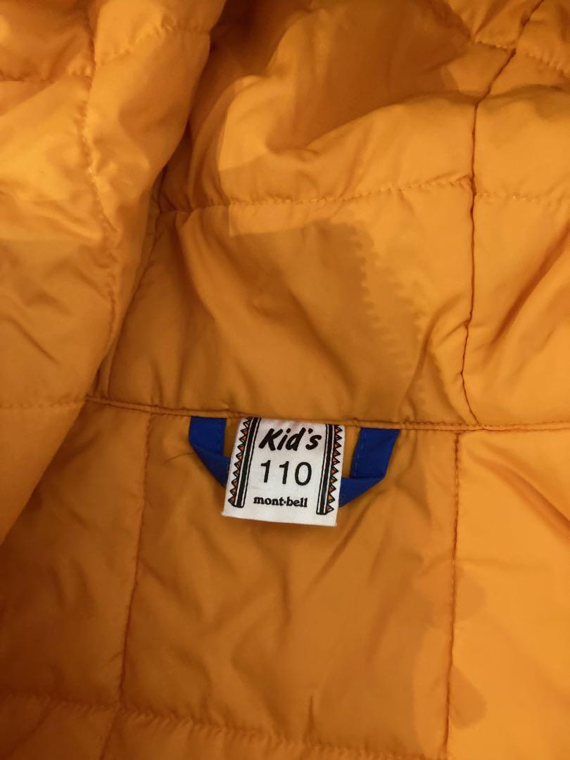 美品！mont-bell 子供用オーバーオール Kid's 110 青